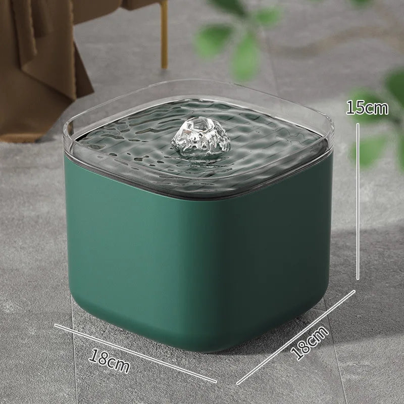 3L Cat Water Fountain Auto Recirculate PP Material Large Capacity USB Electric Mute Cats Water Dispenser for Cat to Drink Water