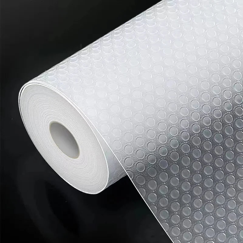 Water Drop Pattern Kitchen Cabinet Liner Eva Waterproof Refrigerator Mat Placemat Non-Sticky Easy to Clean Drawer Liner Moisture-Proof and Mildew-Proof