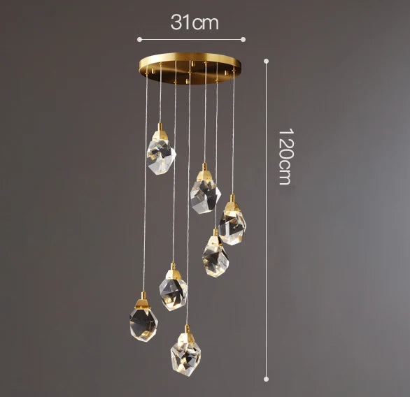 Nordic Home Decor Chandeliers for Dining Room Lustre Pendant Lights Hanging Lamps for Ceiling Light Fixture Indoor Lighting