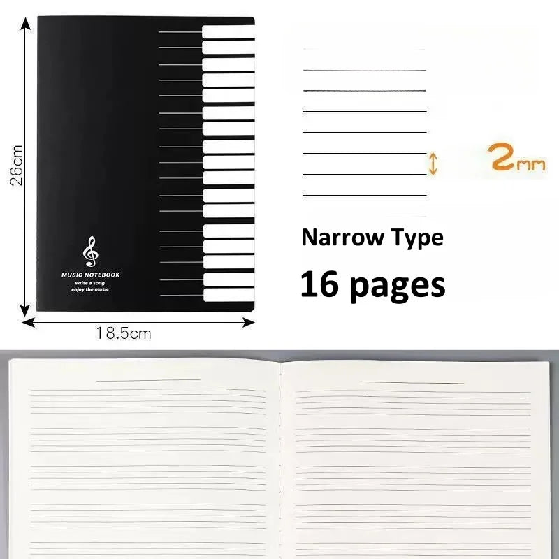 Blank Sheet Music Notebook Staff Paper Sheet Music Composition Art Music Notebook Manuscript Paper Piano Notebook Song Writing