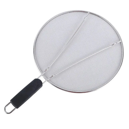 Stainless Steel Grease Splatter Screen Durable Kitchen Tools Anti Splatter Guard Oil Net Cooking Frying Splash Cover