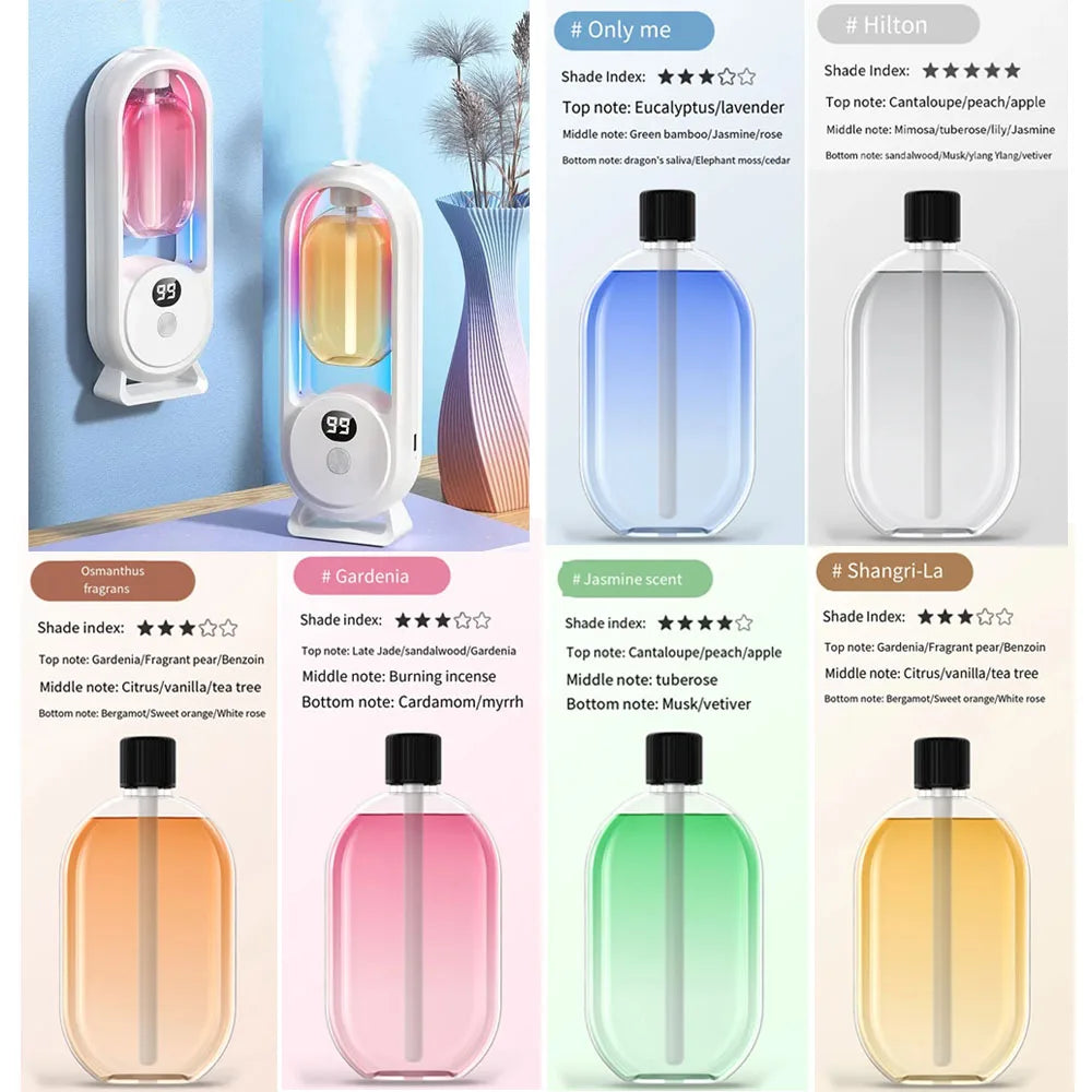 Automatic Fragrance Spraying Different Colors For Different Scents Aromatherapy Essential Oils Different Scents 40ml
