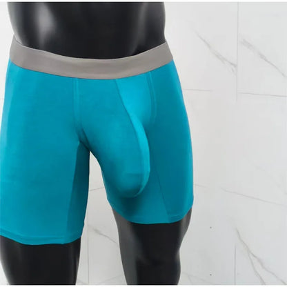 Large Pocket Modal Boxer Shorts Men's Solid Color Bullet Separation Shorts Sports Boxer Boxer Pants With Super Large Space