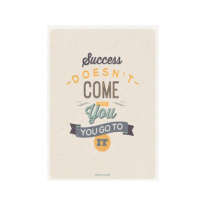 Motivational Posters Inspirational Quote In English Wall Art Decorative Painting Home Room Office Classroom Creative Decoration