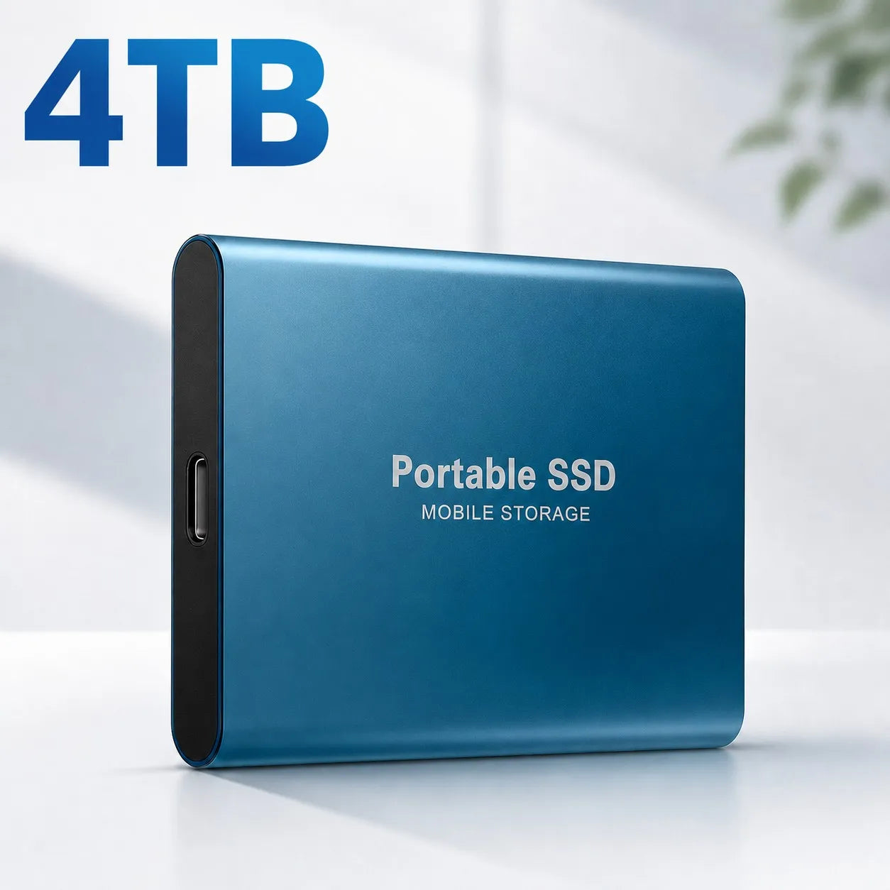 High Efficiency External Hard Disk Mobile Solid State Drive 1TB 2TB TPYE-C Storage Device For Data Backup