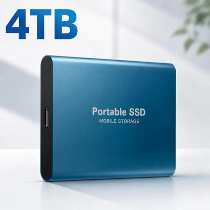 High Efficiency External Hard Disk Mobile Solid State Drive 1TB 2TB TPYE-C Storage Device For Data Backup