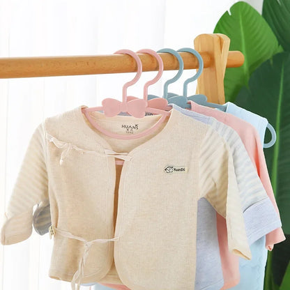 5-50pcs Baby Hangers Plastic Kids Clothes Storage Hanger for Nursery