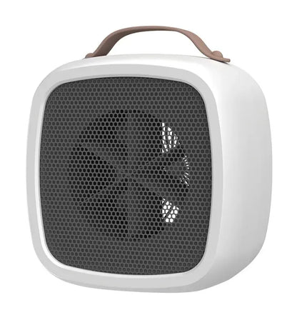 HTMCK Portable 500W PTC Ceramic Mini Heater Quiet Fast Heating Warm Air Warmer Fan for Home Indoor Office Winter