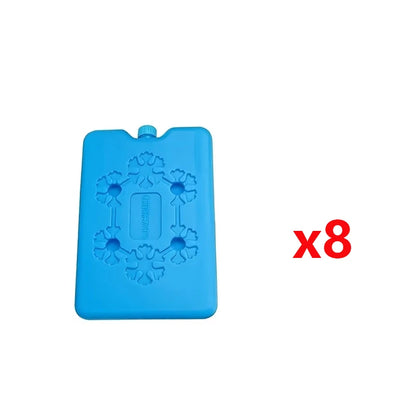 1-40Pcs Reusable Ice Pack Freezer Ice Cooler Bag Long-lasting Cooling Water Fill Box for Fresh Food Storage Refrigeration