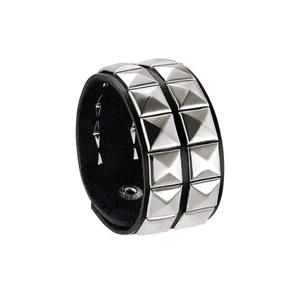 New Punk Nail Bracelet Rivets Casual Couple Bracelet Hip-Hop Gothic Party New Year's Christmas Valentine's Day Birthday Gifts