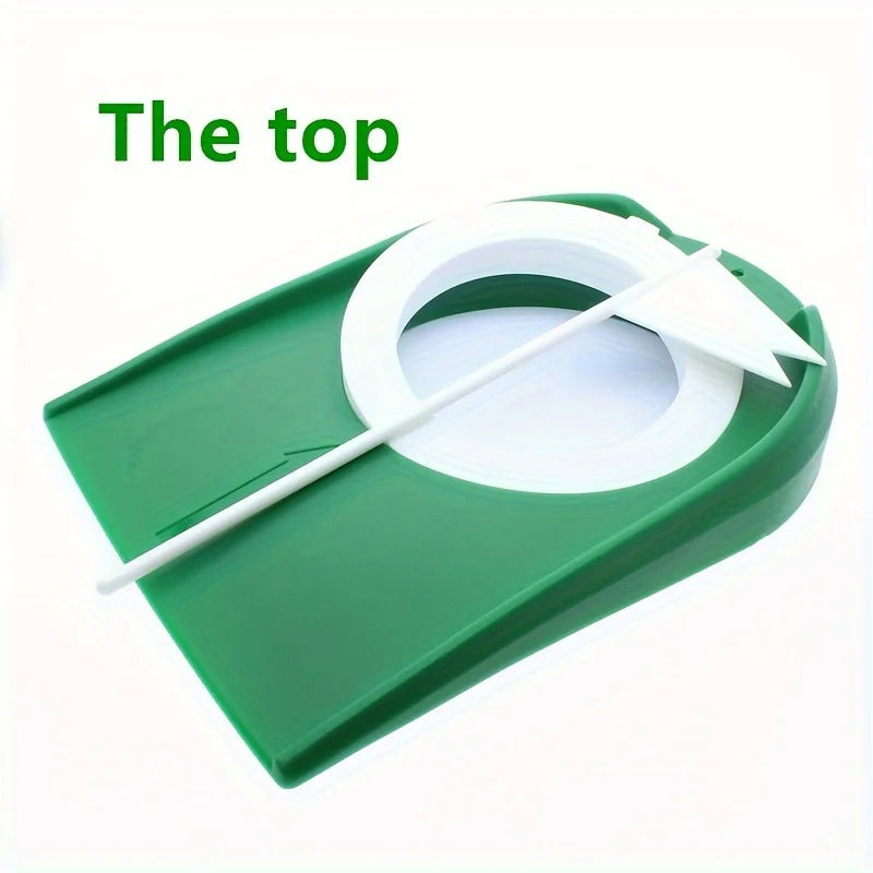 Golf Putting Trainer with Flag Indoor Golf Practice Putting Cup Hole Portable Putter Training Aid for Home Office Golfers 