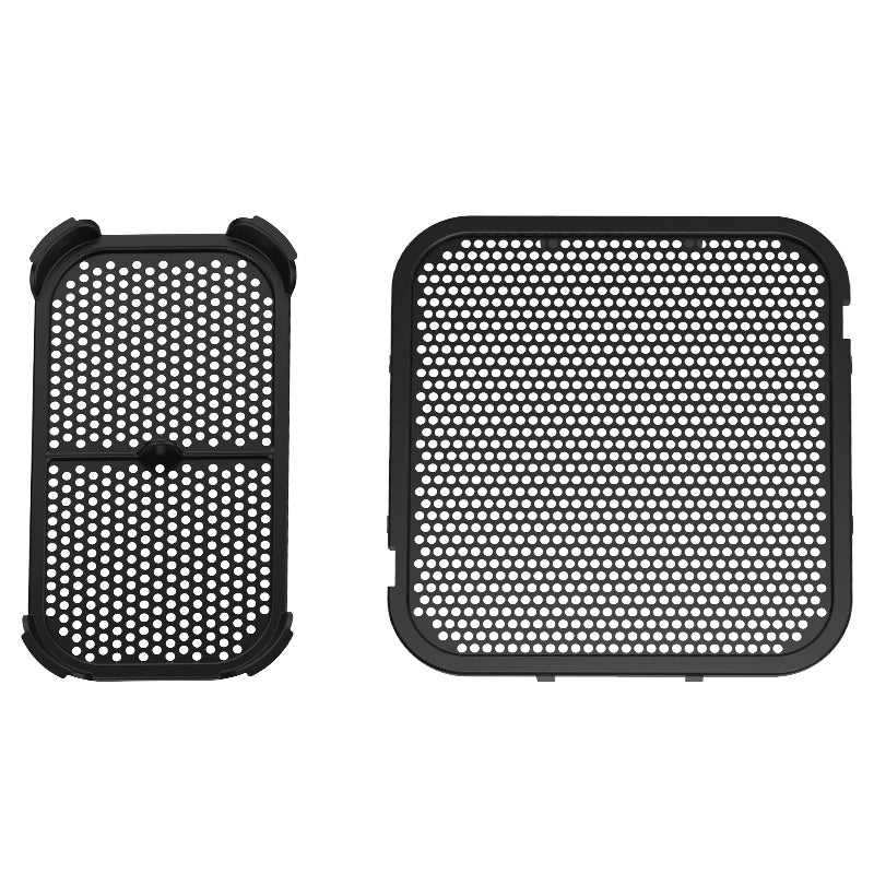 2Pcs For Ninja NA350 Reusable Air Fryer Tray Silicone Mold Air Fryer Liner Basket For Non-Stick Waffle Mold & Splash Guard Tool