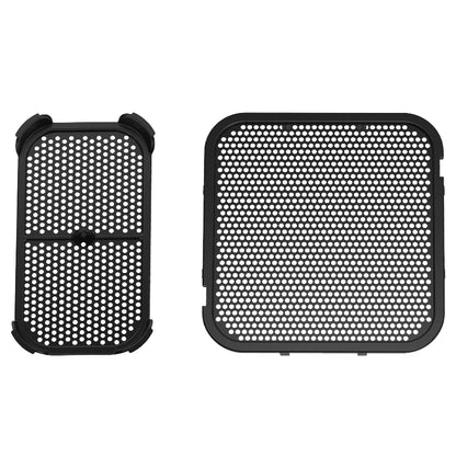 2Pcs For Ninja NA350 Reusable Air Fryer Tray Silicone Mold Air Fryer Liner Basket For Non-Stick Waffle Mold & Splash Guard Tool
