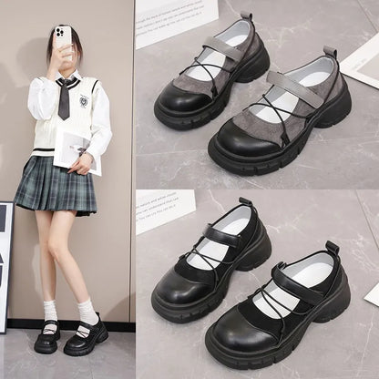 2026 Women Hot Seller Thick Soled Mary Jane Small Leather Shoes British Wind Fashion with New Single Shoe Tide Shoes for Women
