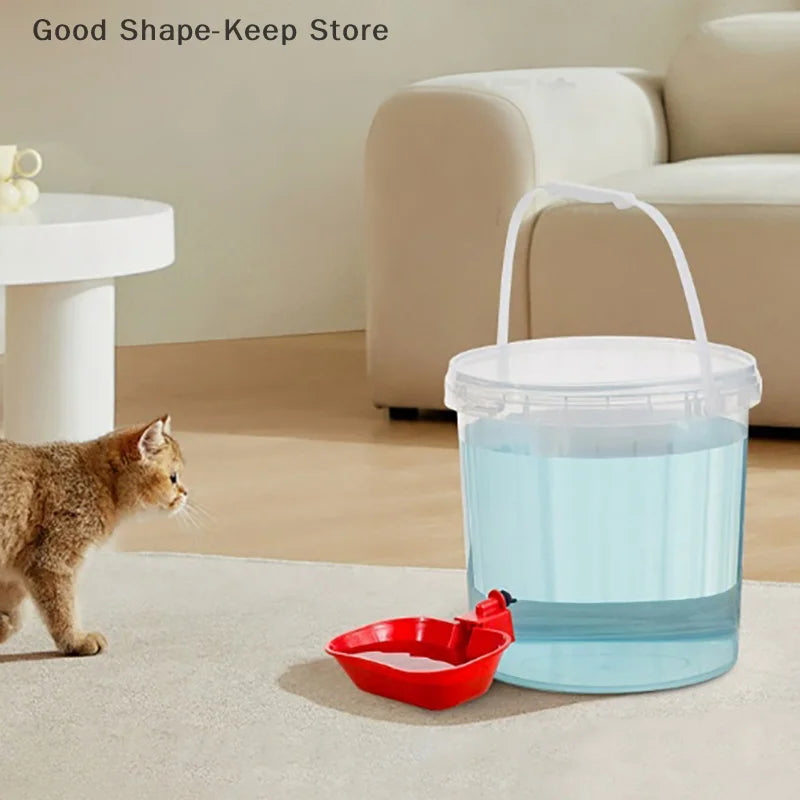 1PC 3/5/8/10L Automatic Pet Water Dispenser Large Capacity Cat Dog Drinking Fountain Non-Spill Cat Dog Bowl With Auto Shut-Off