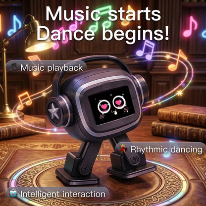 AI Chatbot Companion Robot | Voice Control, Emotional Interaction, Singing & Dancing, Emoji Display, Personalized Smart Toy Gift