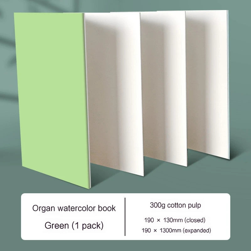 300GSM Thickened Paper Organ Book Sketchbook for Sketching Illustration Handbook Painting Watercolor Journal Drawing Notebook