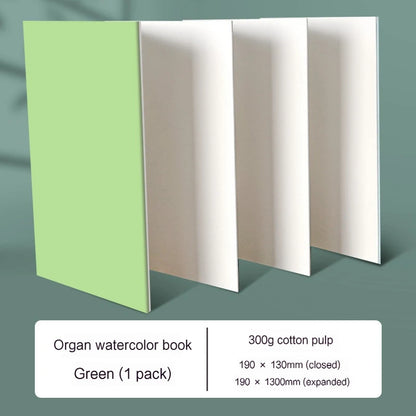 300GSM Thickened Paper Organ Book Sketchbook for Sketching Illustration Handbook Painting Watercolor Journal Drawing Notebook