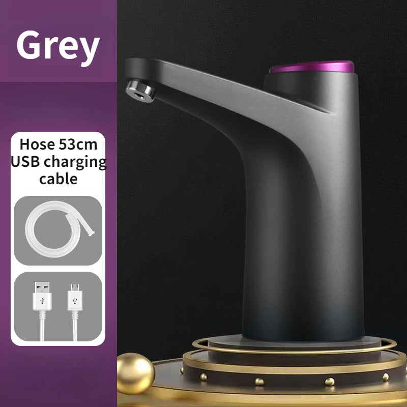 Automatic Water Dispenser Electric Water Pump Button Control USB Charge Portable for Kitchen Office Outdoor Drink Dispenser