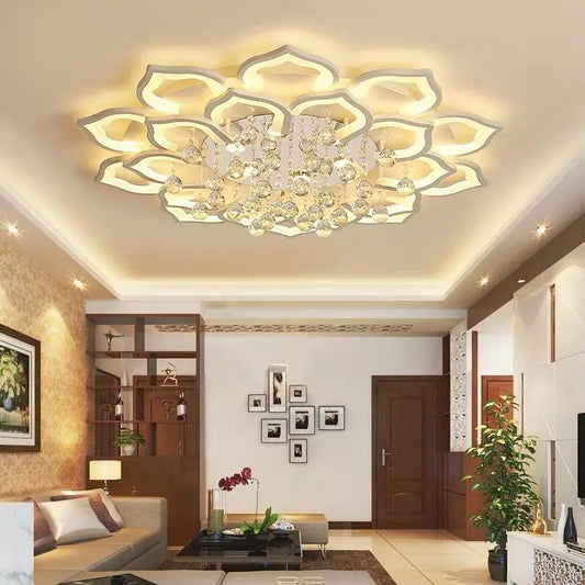 Modern Crystal Chandelier | G9 Multi-Light Pendant | Living Rooms, Dining Rooms & Bedrooms