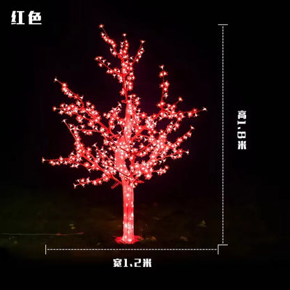 Cherry Blossom LED Christmas Tree Lights 480/576pcs Set 1.5m/5ft Height Indoor And Outdoor Decorative Lighting