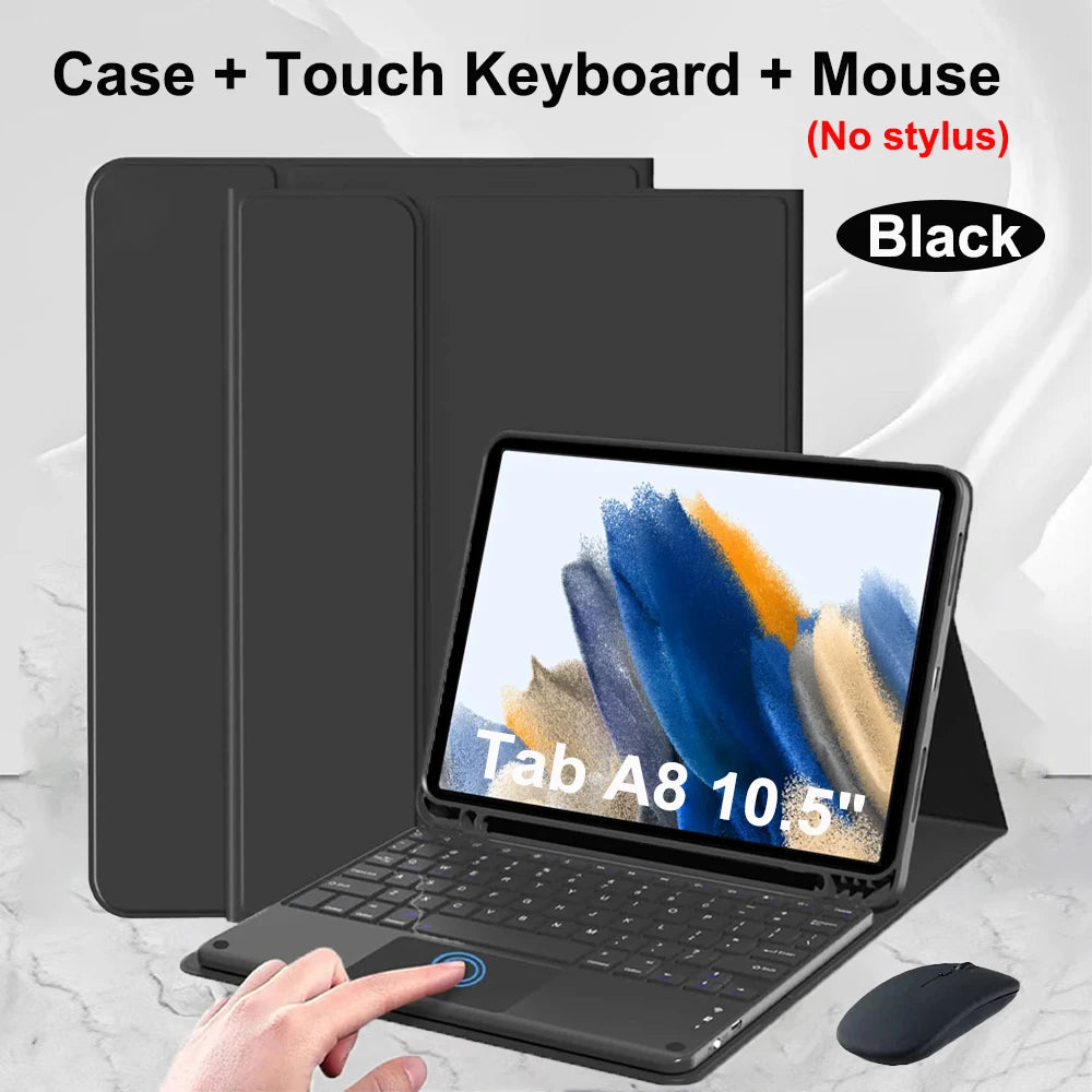 Case for Samsung Galaxy Tab A8 10.5 Inch,Wireless Bluetooth keyboard cover for Tab A8 10.5 Inch,Samsung Smart Stand Cover