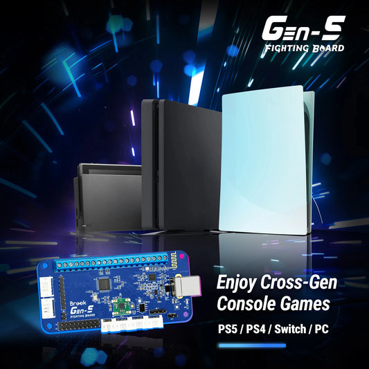 Fighting Game Gen-5th Board Arcade Game joystick control card fits for ps5/4/pc