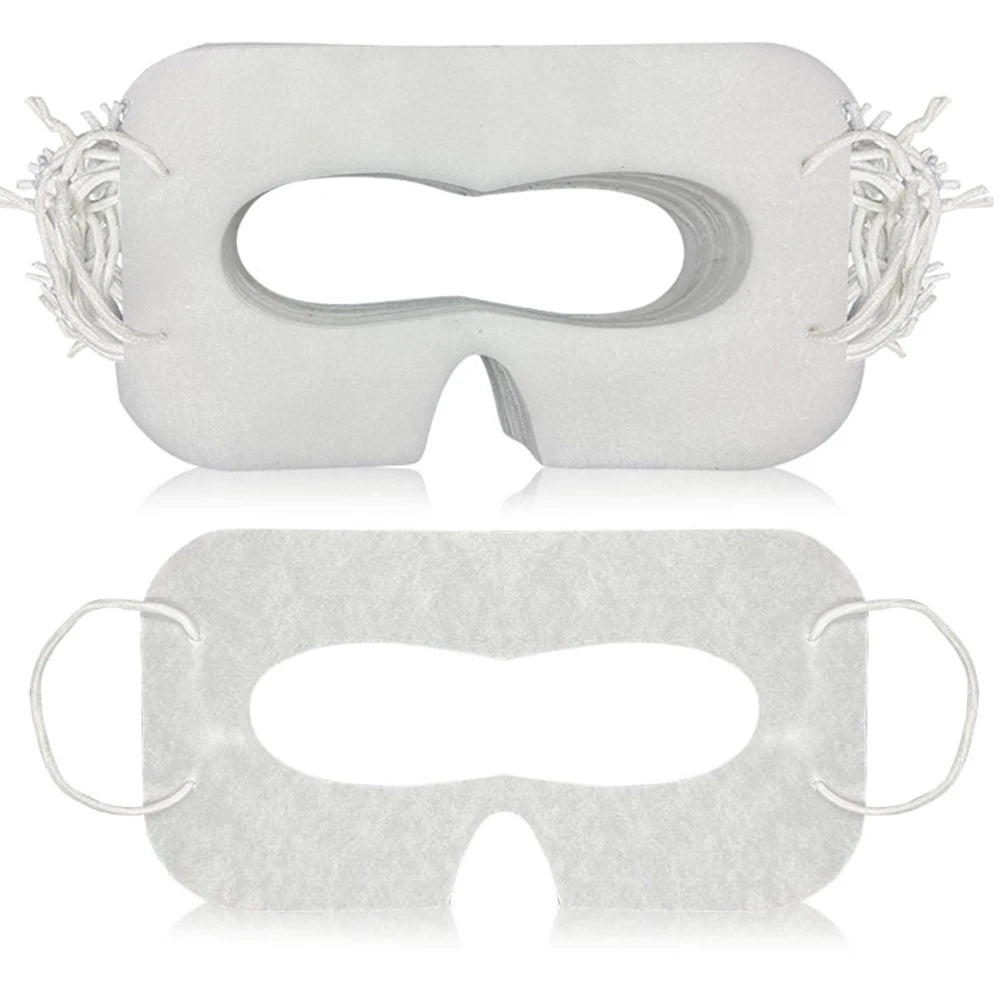 100Pcs Disposable VR Mask Breathable VR Eye Covers Universal Virtual Reality Face Mask for Meta Quest 3S VR Headset Accessories
