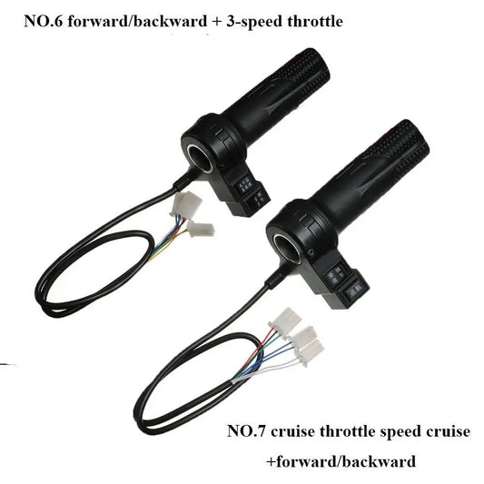 Electric E-Bike Twist Throttle 12V 24V 36V 48V Universal Scooter Parts E-Bike Speed Handlebar Throttle Cycling Throttle Grip