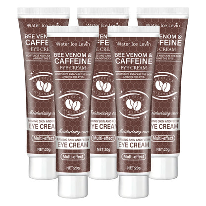 Natural caffeine powerful moisturizing and firming eye cream 20g, used for puffiness and dark circles. After use, it lifts the eye area, reducing wrinkles and signs of aging, and lightens the appearance of sagging skin
