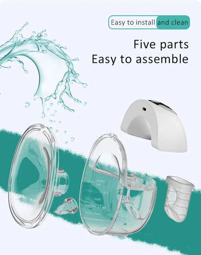 BornBL S32 Wearable Breast Pump Hands Free Portable Electric Breastpump Mother Milk Puller for Breastfeeding with 4 Modes
