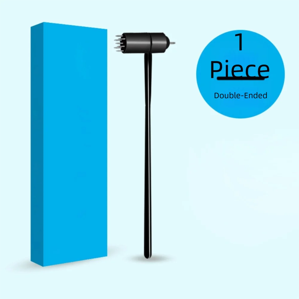 New Plastic 7 Star Needle Single Head Double Head Plum Blossom Dermal Hammer Portable Needle Massage for Home Use