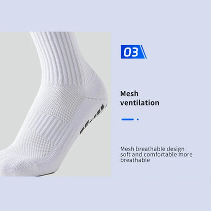 1/4/10 Pairs Neutral Anti Slip Football Socks Spring Summer Absorbing Sweat Breathable Basketball Running Leisure Sports Socks