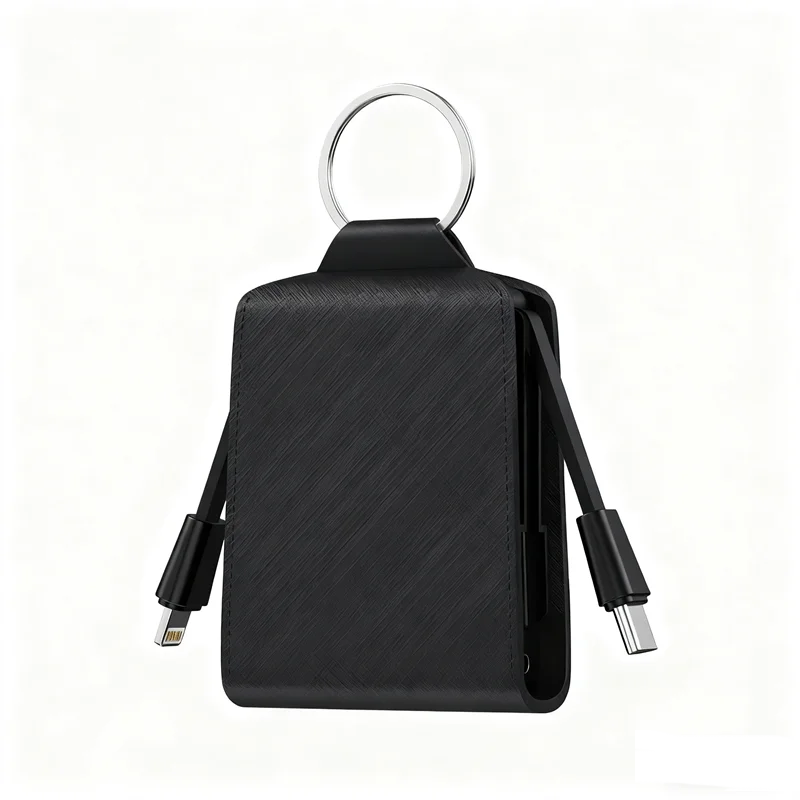 Mini Keychain Power Bank 2000mAh Portable Charger for iPhone 17 16 Samsung Xiaomi Huawei Powerbank Station External Battery Pack