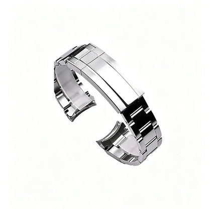 20mm 21mm For Rolex SUBMARINER DAYTONA SUP GMT Fit NH35 NH36 Curved End Interface Men's Oyster Solid Stainless Steel Watchband