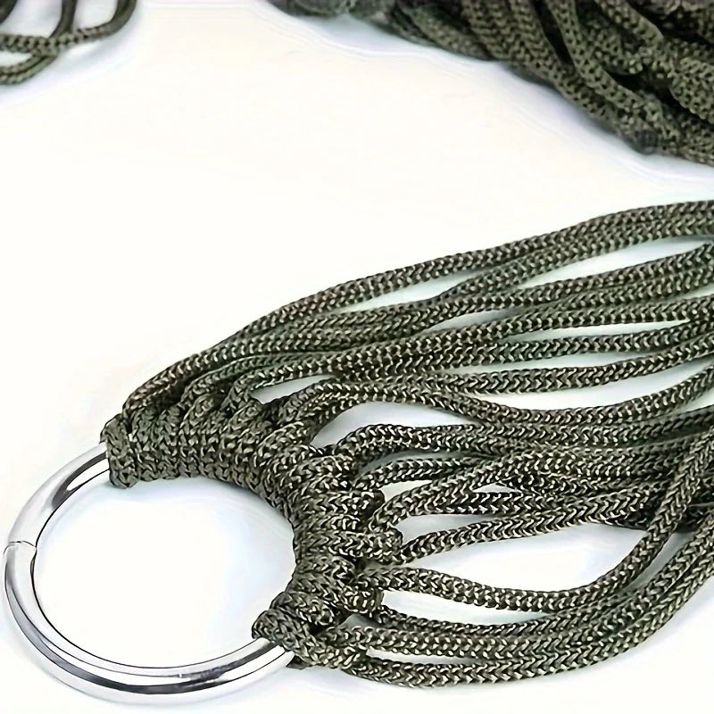 Outdoor Sports Hammock, Camping Hammock with Nylon Ropes And Hooks, Suitable for Gardens, Beaches, Patios, And Travel