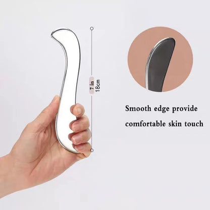 Stainless Steel Big S Fascia Knife - Professional Deep Tissue Massage Tool for Muscle Recovery