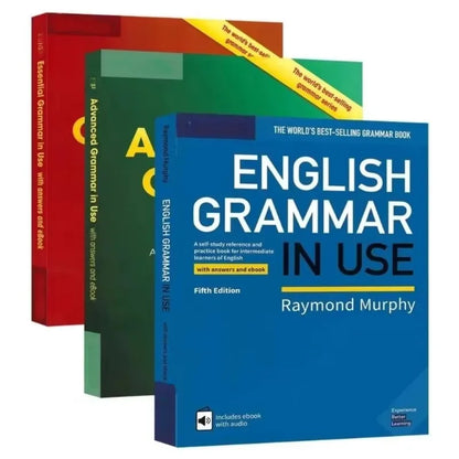 3Book Elementary English Grammar Advanced Essential English Grammar In Use English Test Preparation Exercises book is optional