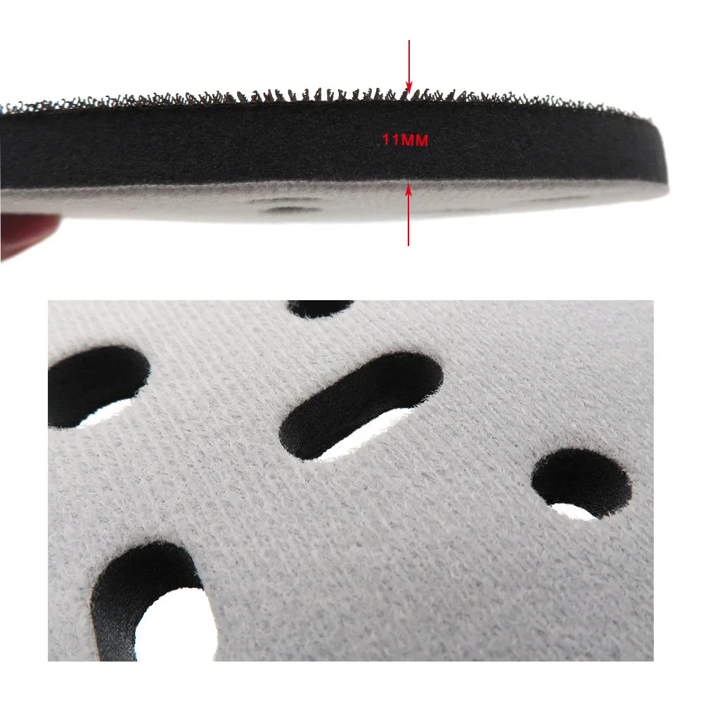 2 PCS Buffing Pad 6 Inch 150mm Soft Buffer Sponge Interface Cushion Pad for Sanding Pads Automobiles Motorcycles Abrasive Tools