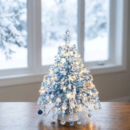 Handmade DIY Beaded Christmas Tree Kit with Light Up Colorful Halloween Tree Making Kit Educational Crystal Bead