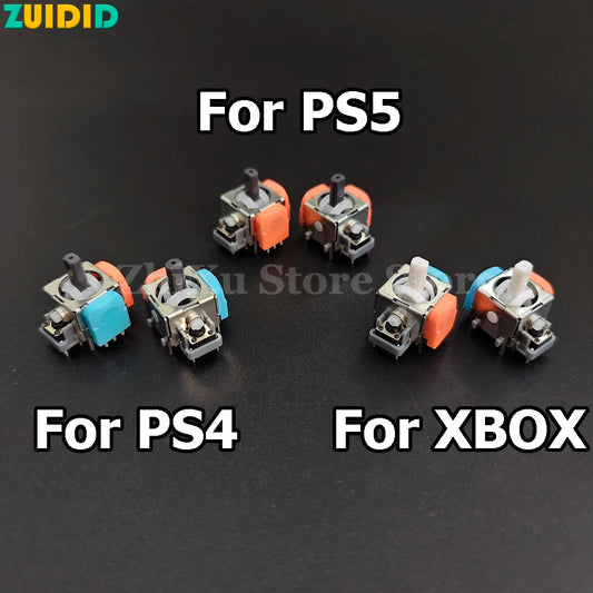 2pcs 2nd Generation TMR Electromagnetic Joystick DS13 MAX 3D Analog Stick Rocker for PS5 for PS4 Xbox for Gamepad Controller