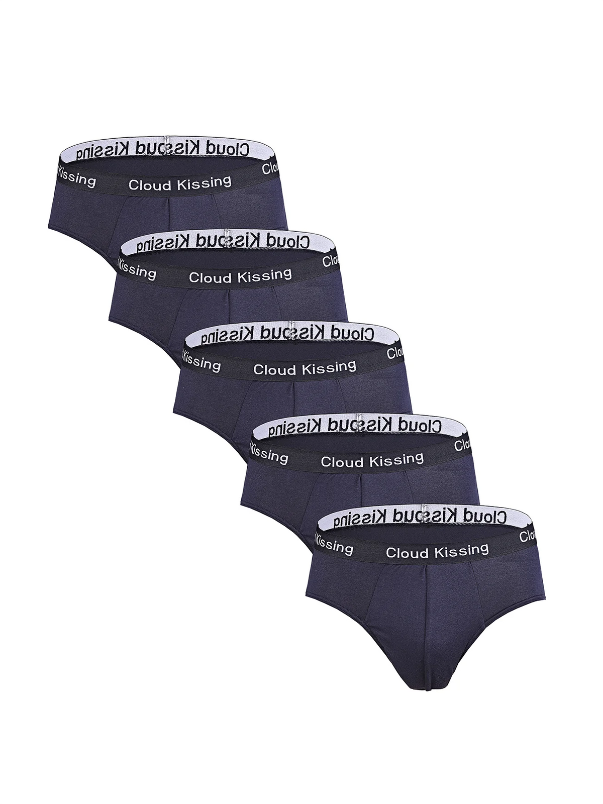 5Pcs Summer Men Briefs Fungi-Proofing Men Panties Male Large Size Panties Breathable Men’s Underwear Comfortable Solid Underpant