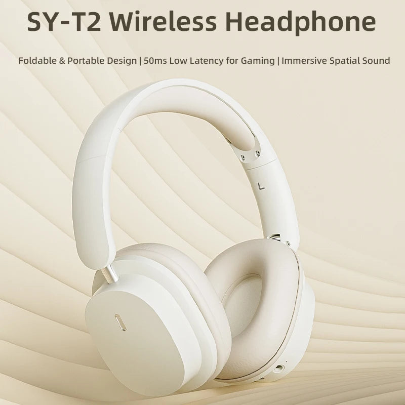 SY-T2 Wireless Bluetooth Headset With Microphone 9D Stereo Noise Canceling Headphone Choice Hifi Bass Hedset Original Packaging