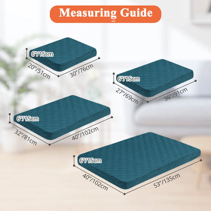 Dog Bed Covers Replacement Washable - Waterproof Dog Bed Covers Quilted, Water Absorbable Pet Puppy Bed Cover for Dog Cat