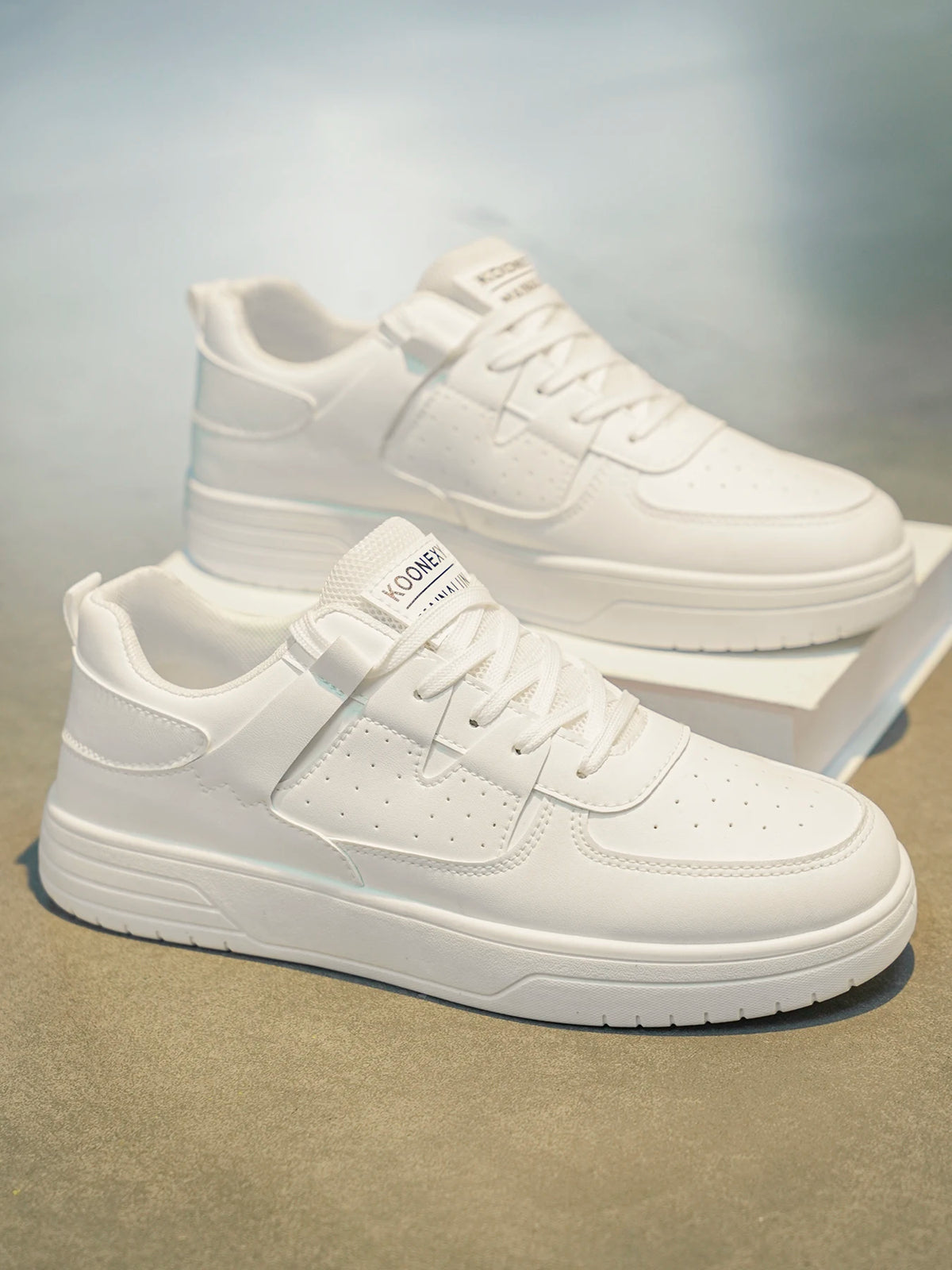 Fashionable sports shoes - skate shoes. Low-top lace-up shoes with a school style and street style, suitable for daily outdoor