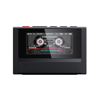 FiiO ECHO 4GB Portable Hi-Res Audio Music Player Dual DAC Bluetooth Music Player 3.5mm + 4.4mm Balanced Output Color Screen