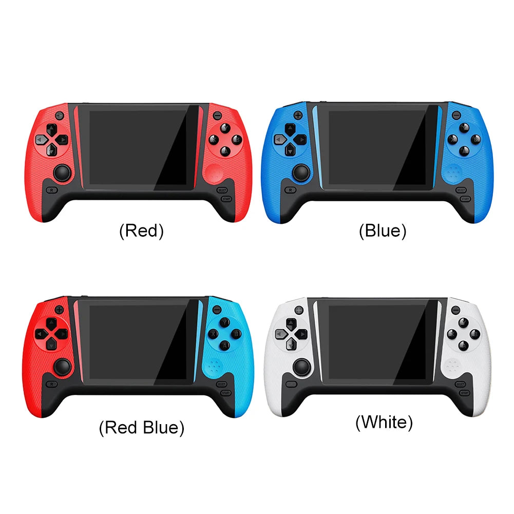 Portable Game Console 3.5inch LCD Screen Built-in 500 Games Nostalgic Game Console TV Connect for Kids Adults for Single Player