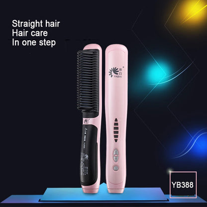 Electric Straightening Comb Ions Hair Straightener Brush Hair Care Styling Brushes Ceramic Irons Fast Heating Hair Styler