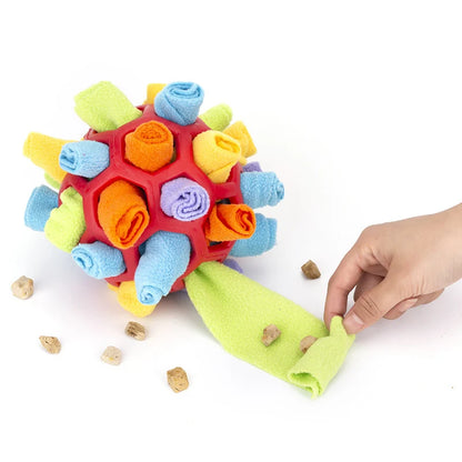 Hot Sale Interactive Dog Toy - Sniffing Ball for Hiding Treats - Rubber Puzzle Ball for Mental Stimulation Pet Supplies