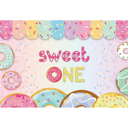 Candy Bar Baby Shower Birthday Backdrop Ice Cream Car Donuts Lollipop Party Photo Background Cake Table Decor Photography Props